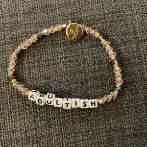 Little words project “adultish” bracelet